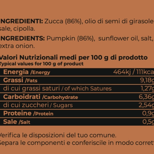 Vellutata di zucca - mini